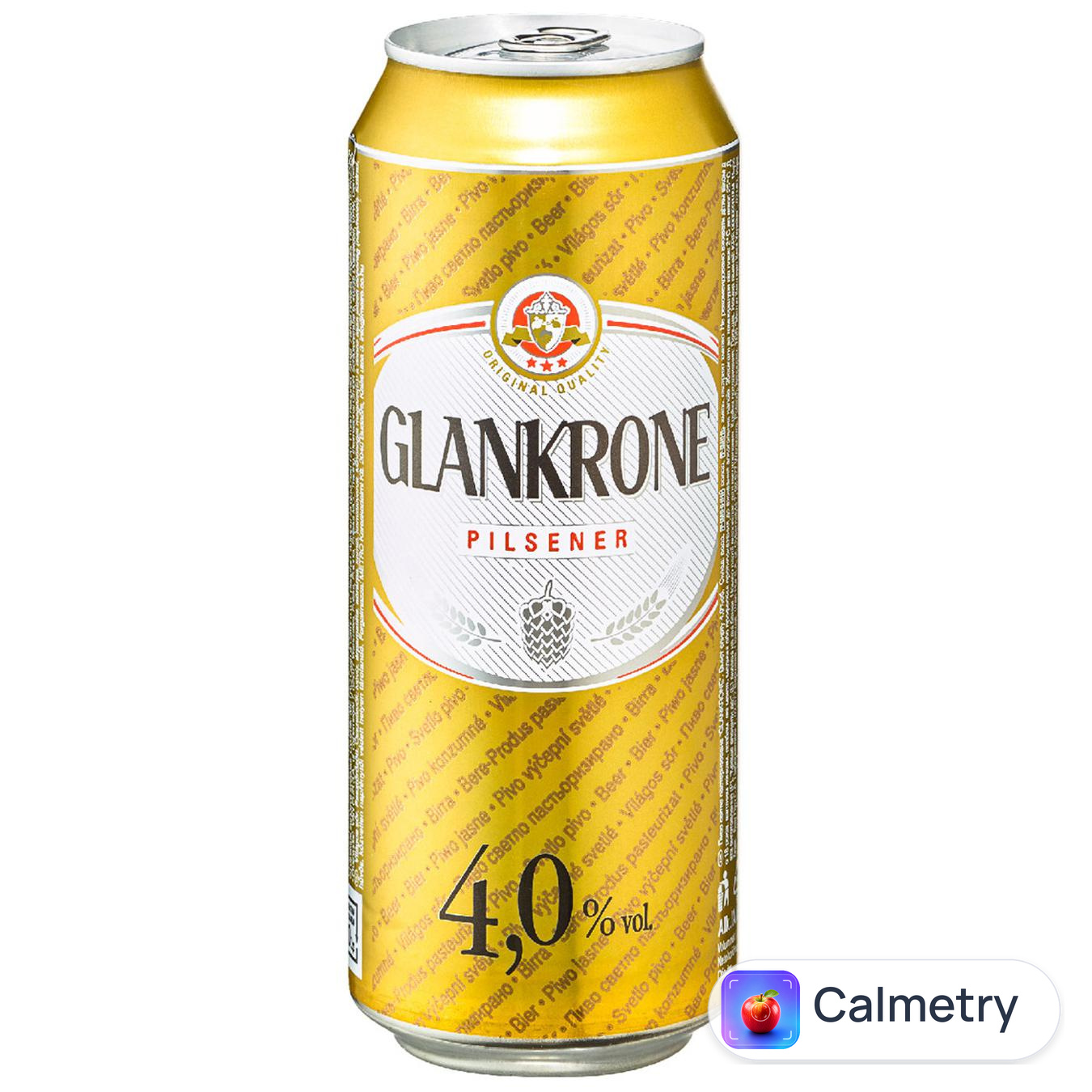 Пиво Glankrone Pilsener світле 4% 0,5л