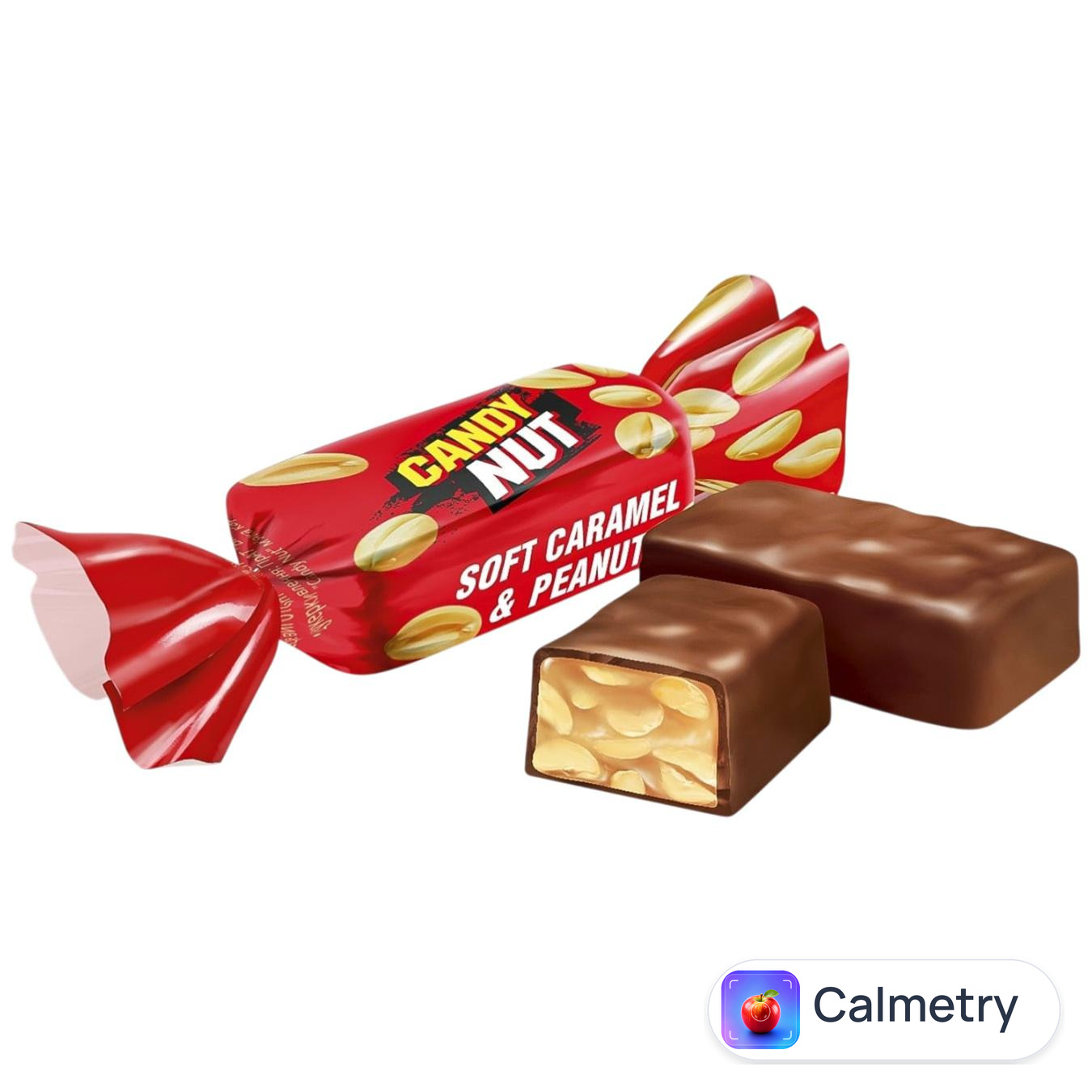 Цукерки Roshen Candy Nut карамель з арахісом