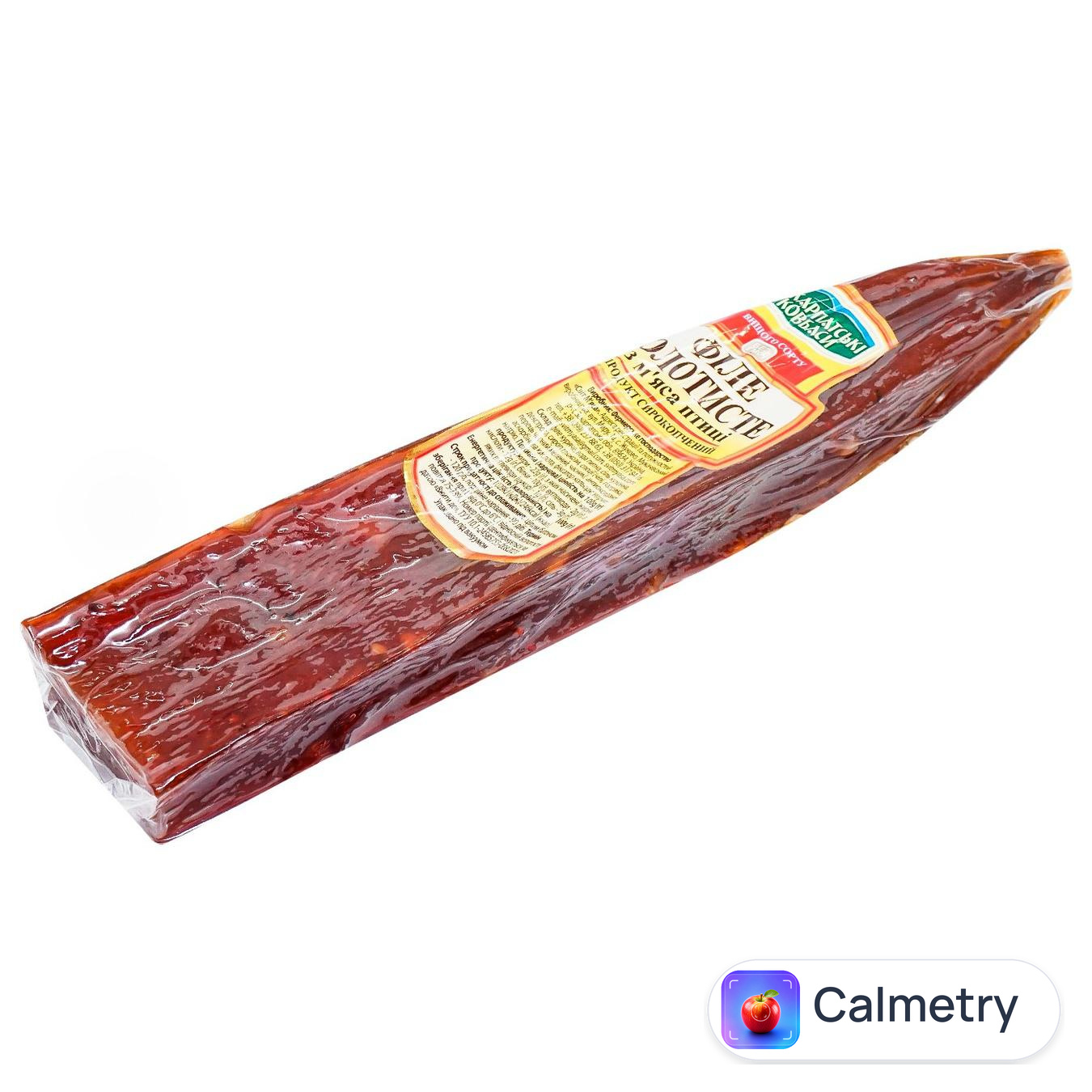 Продукт м'ясний Закарпатські Ковбаси Філе золотисте з м'яса птиці сирокопчений вищий сорт