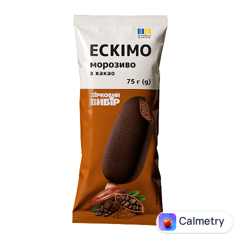 Морозиво Зірковий вибір ескімо з какао, 75г