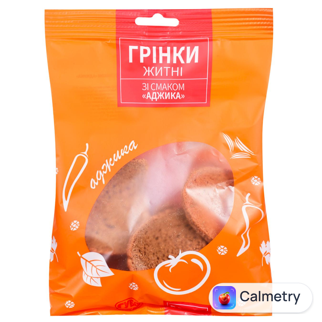Грінки Субота житні зі смаком аджики 80г