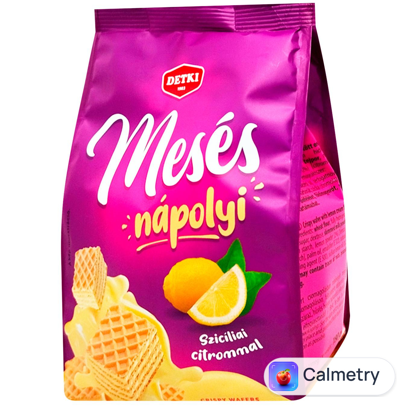 Вафлі Detki Meses лимонна начинка 180г