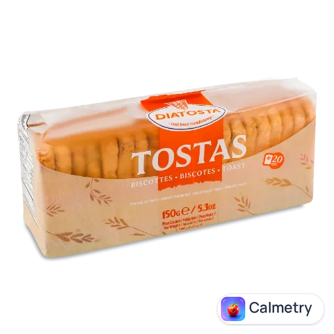 Тости Diatosta Tostagrill пшеничні 150г