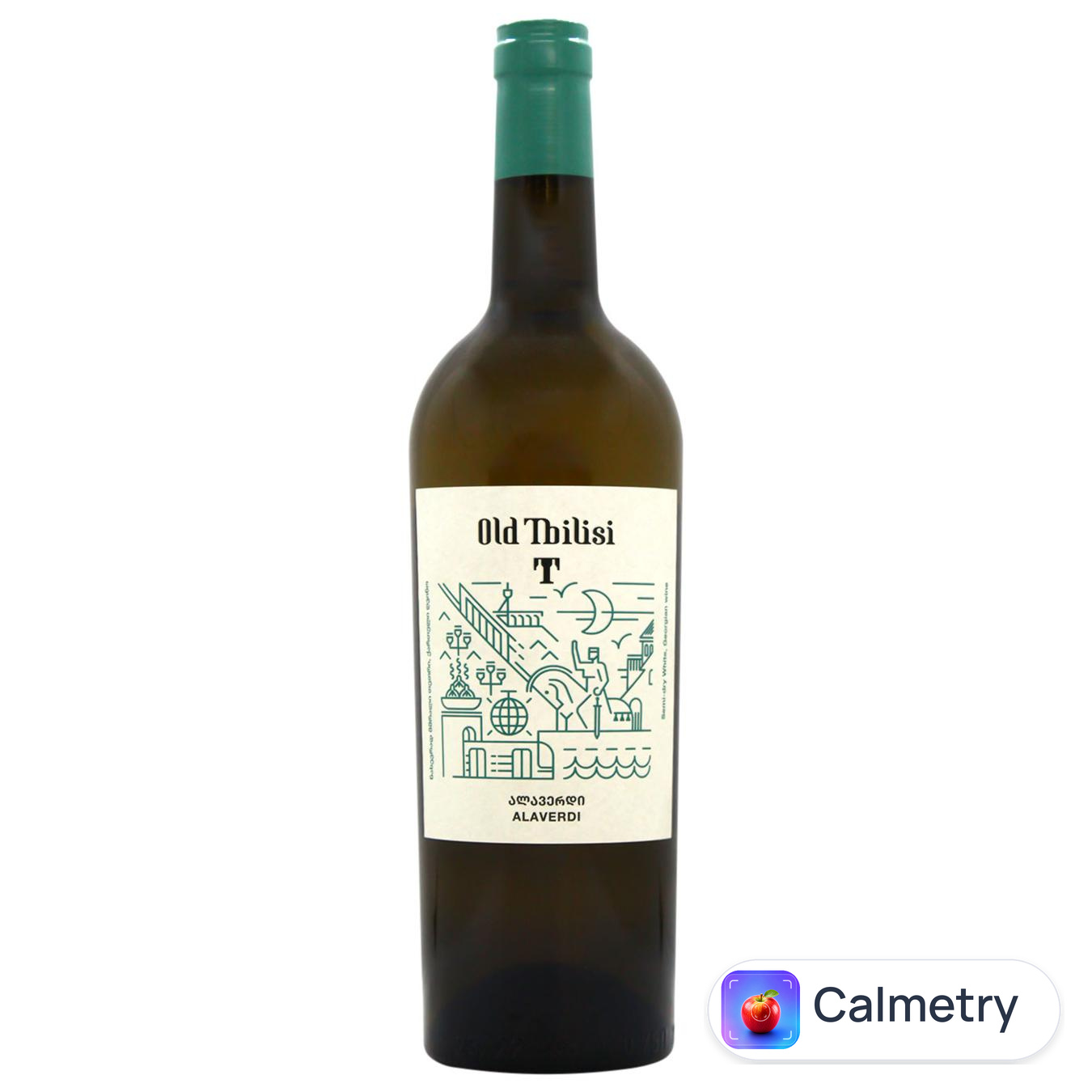 Вино Old Tbilisi Alaverdi біле напівсвухе 12% 0,75л