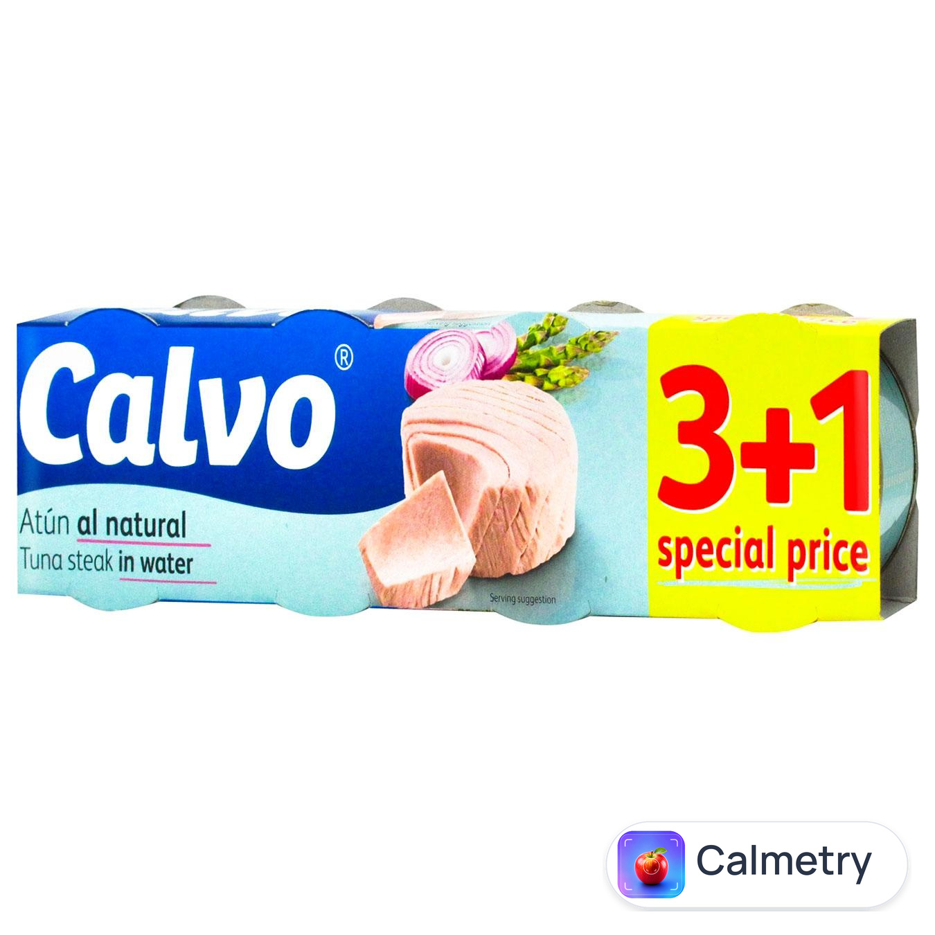 Тунець Calvo у власному соку 80г х 4шт