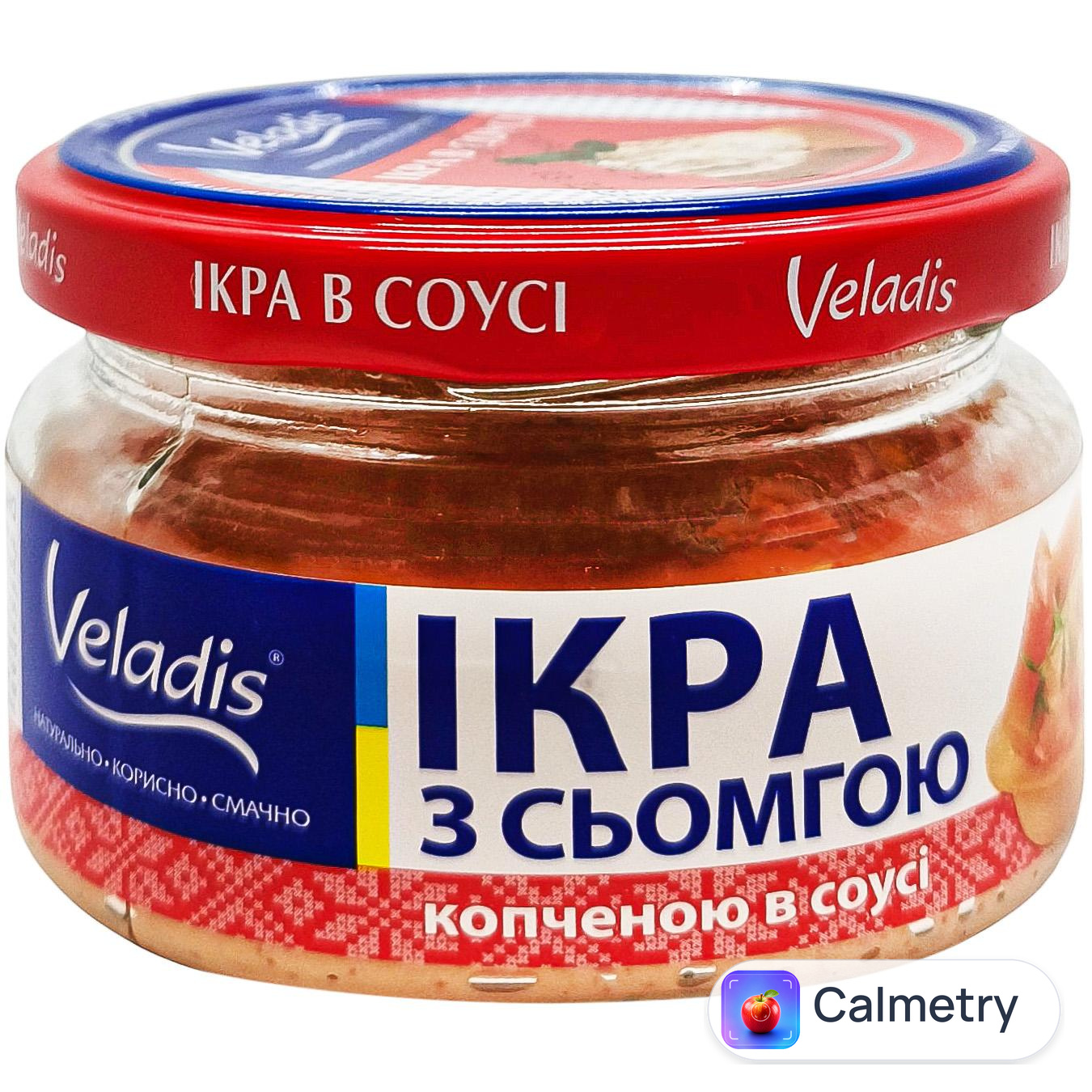 Ікра Veladis з сьомгою копченою в соусі 160г