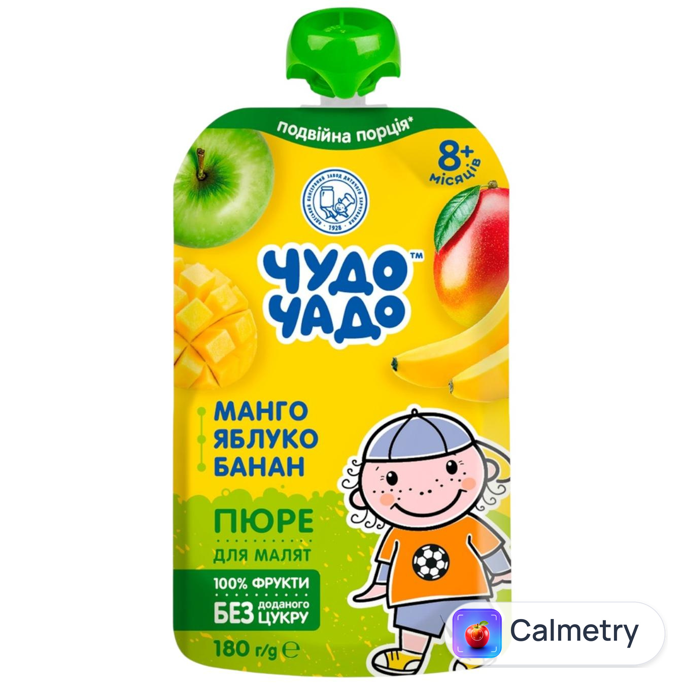 Пюре Чудо-Чадо манго-яблуко-банан 180г