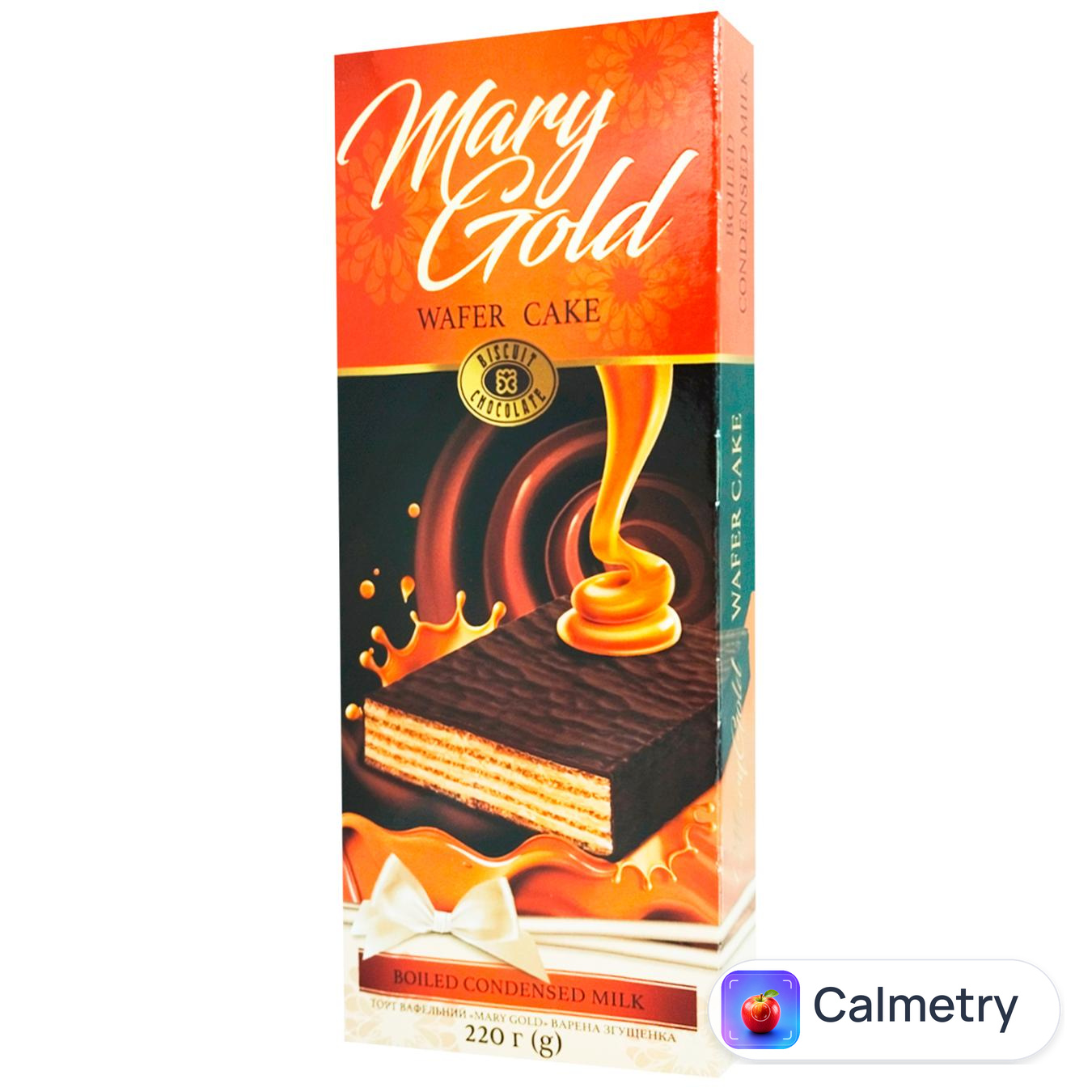 Торт Бісквіт-Шоколад Mary Gold вафельний згущенка варена 220г