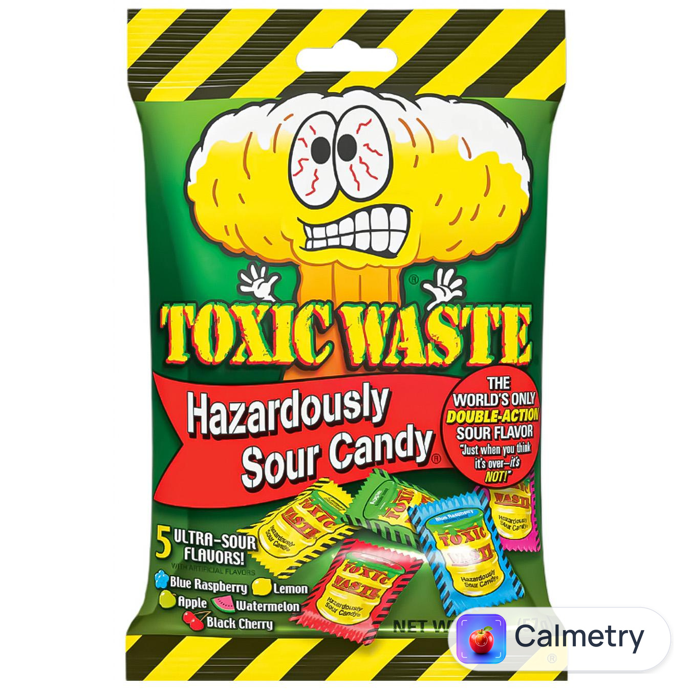 Цукерки жувальні Toxic Waste Original 5 смаків 57г
