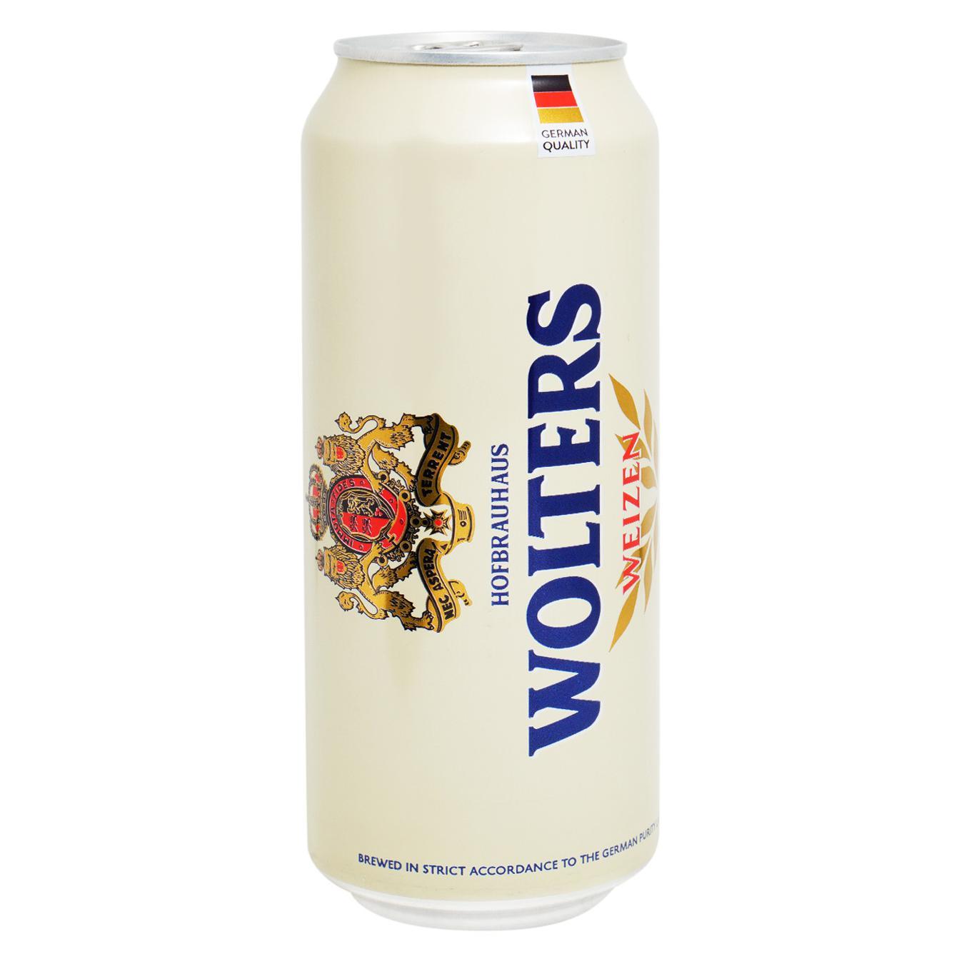 Пиво Wolters Weizen світле нефільтроване 5,3% 0,5л — фото продукту