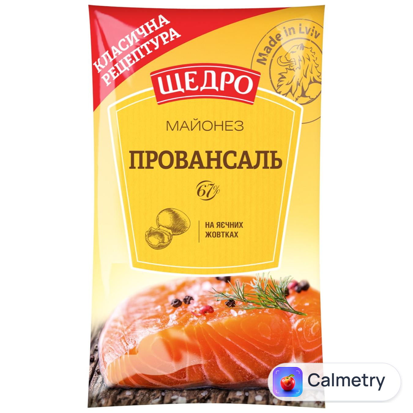 Майонез Щедро Провансаль 67% 600г