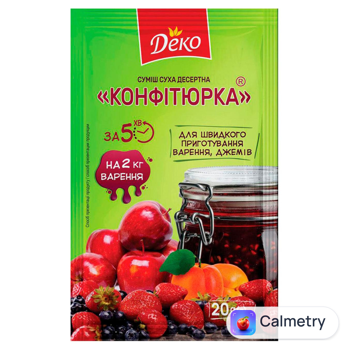 Суміш суха десертна Деко Конфітюрка 20г