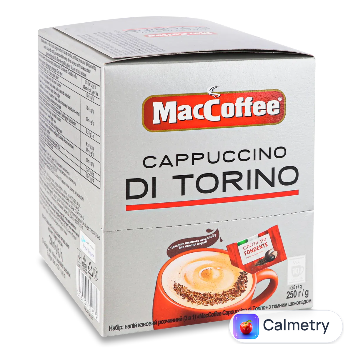 Напій кавовий MacCoffee Di Torino Cappuccino 10*25г