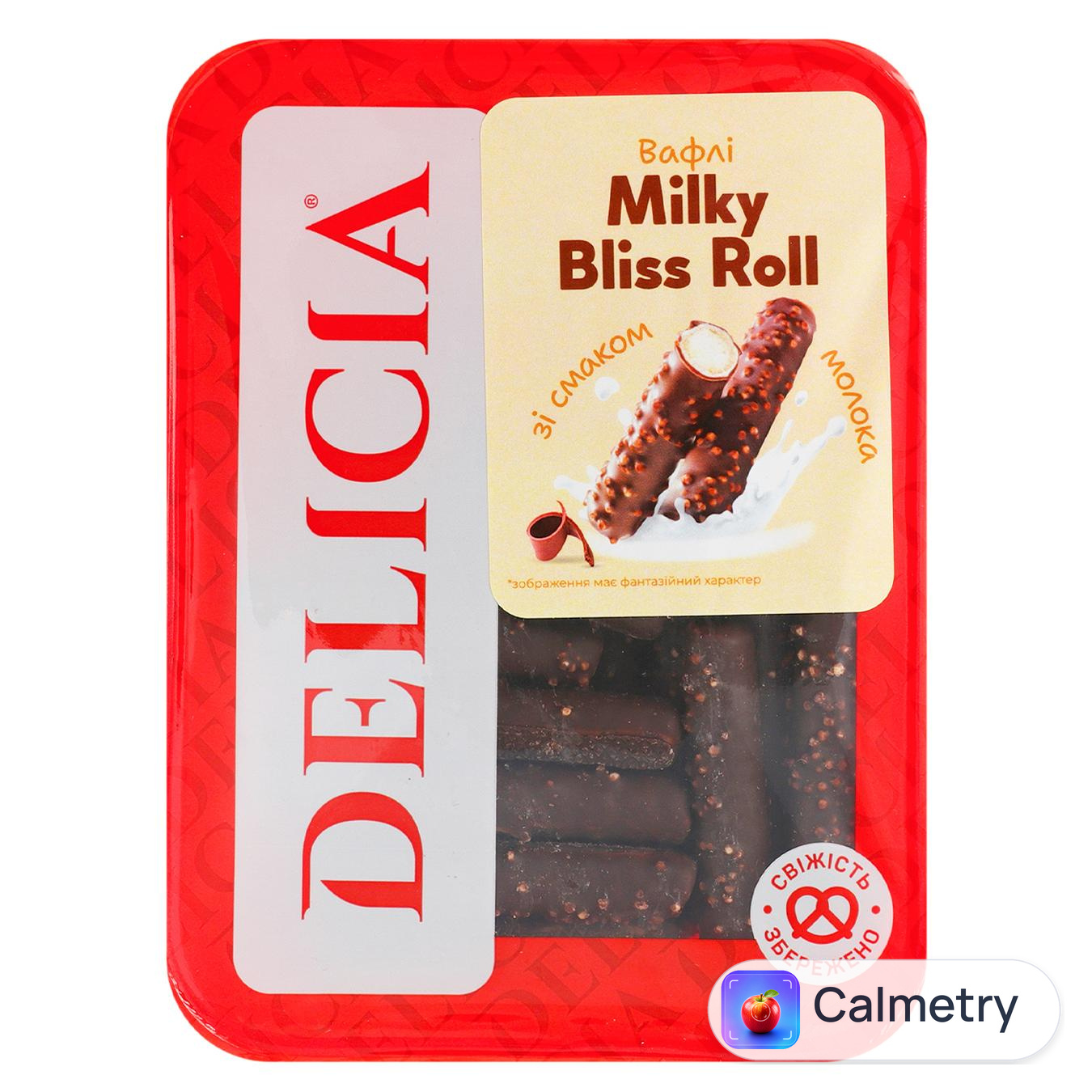 Вафлі Delicia Milky Bliss Roll зі смаком молока 450г