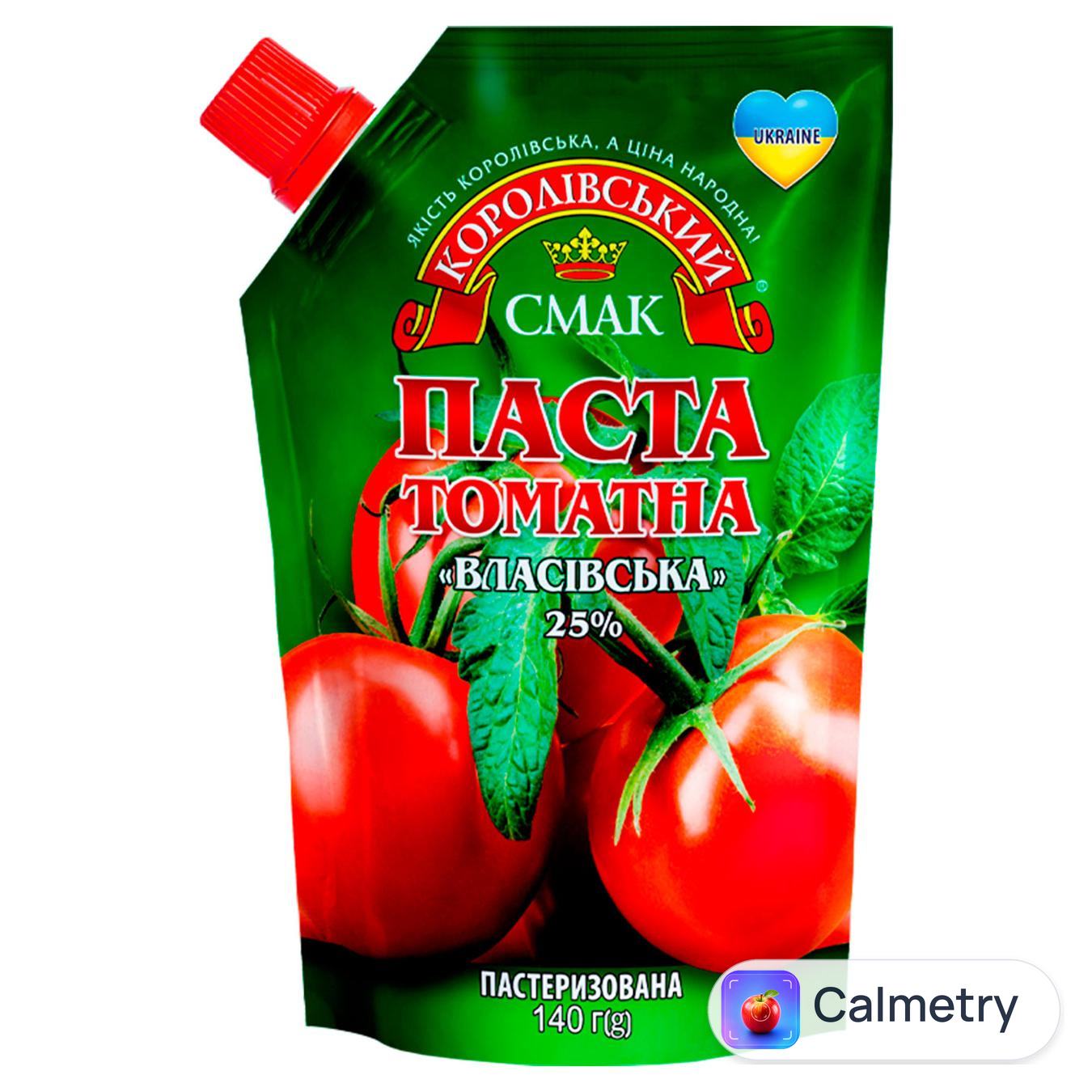 Паста томатна Королівський Смак 25% 140г — фото продукту