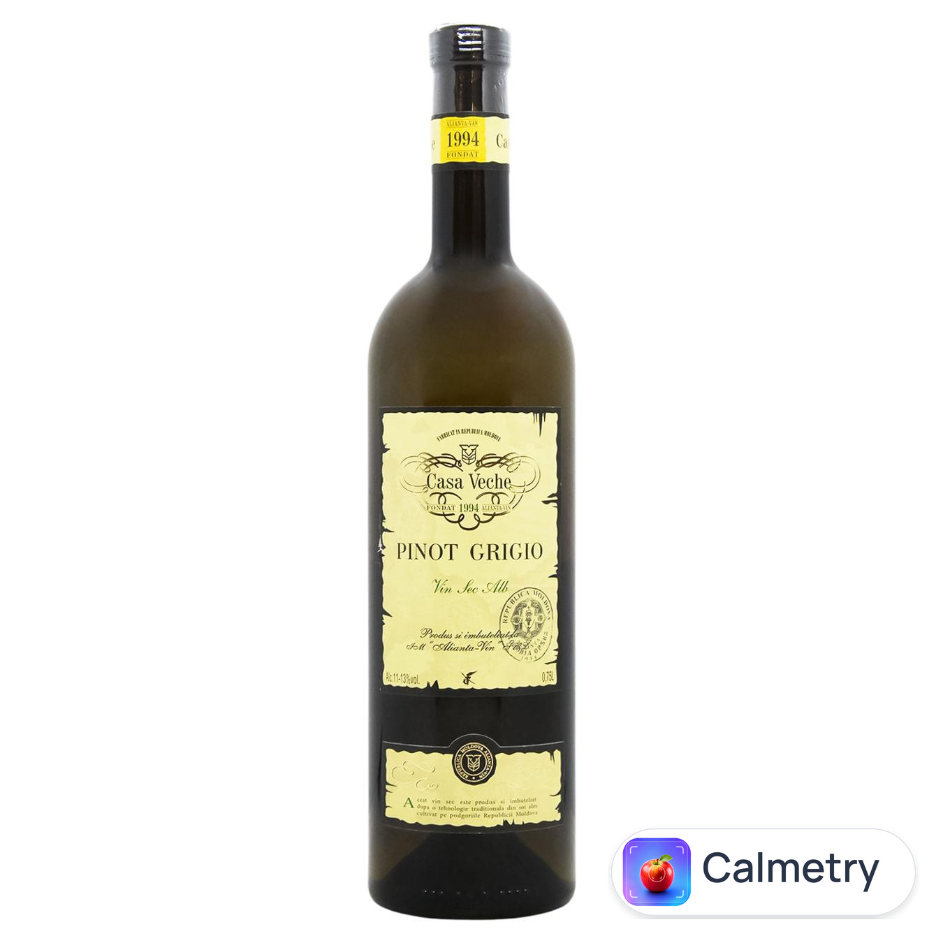 Вино Casa Veche Pinot Gris біле сухе 10-12% 0,75л