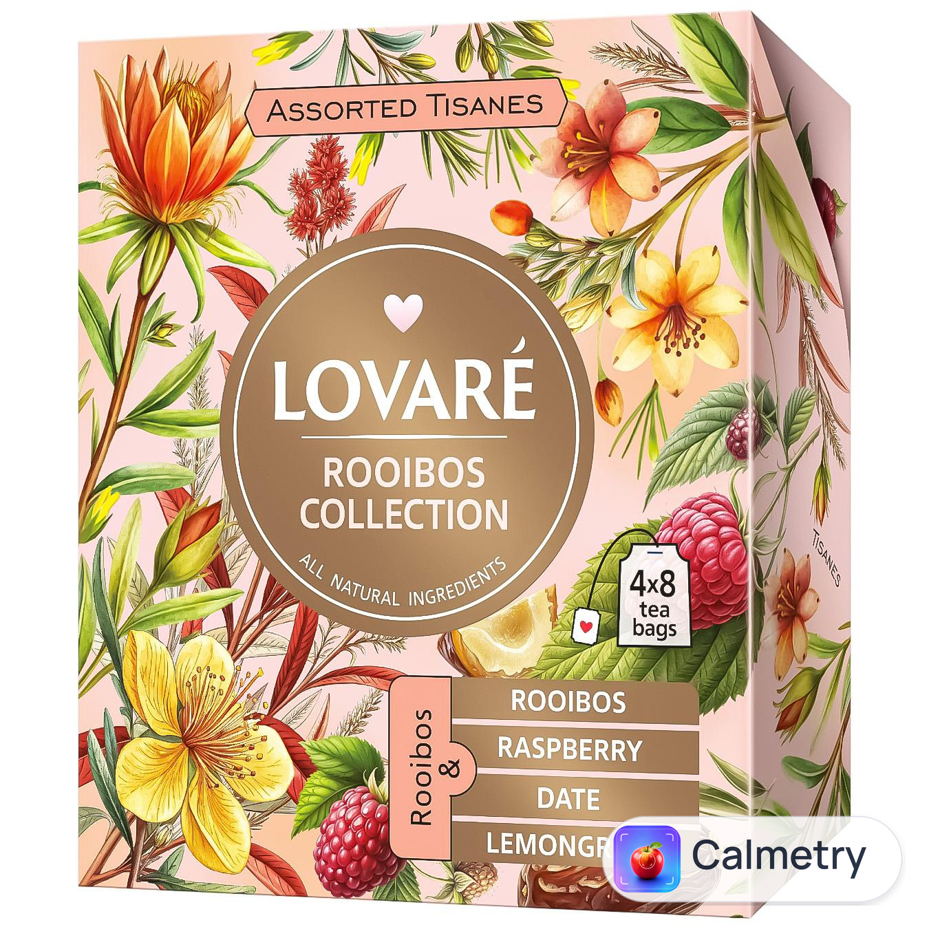 Чай трав'яний Lovare Assorted Tisanes Rooibos Collection 1,5г*32шт