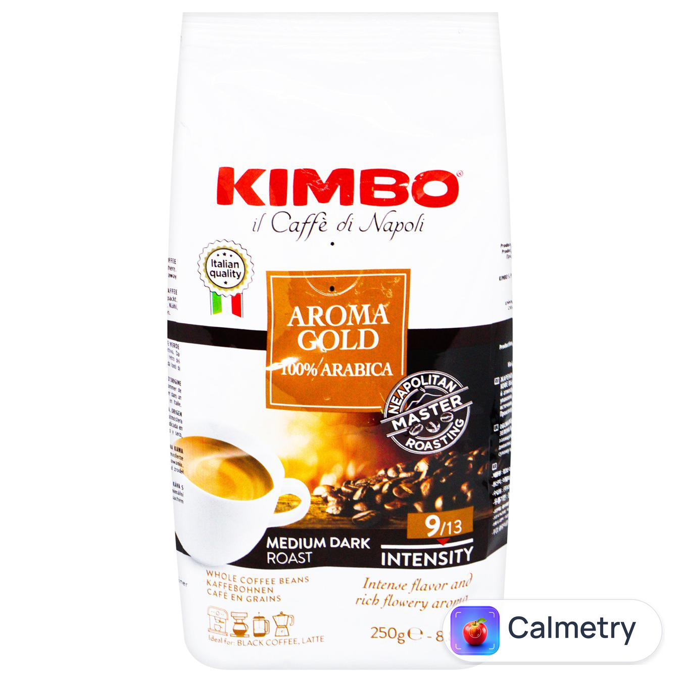 Кава в зернах Kimbo Aroma Gold 100% Arabica 250г