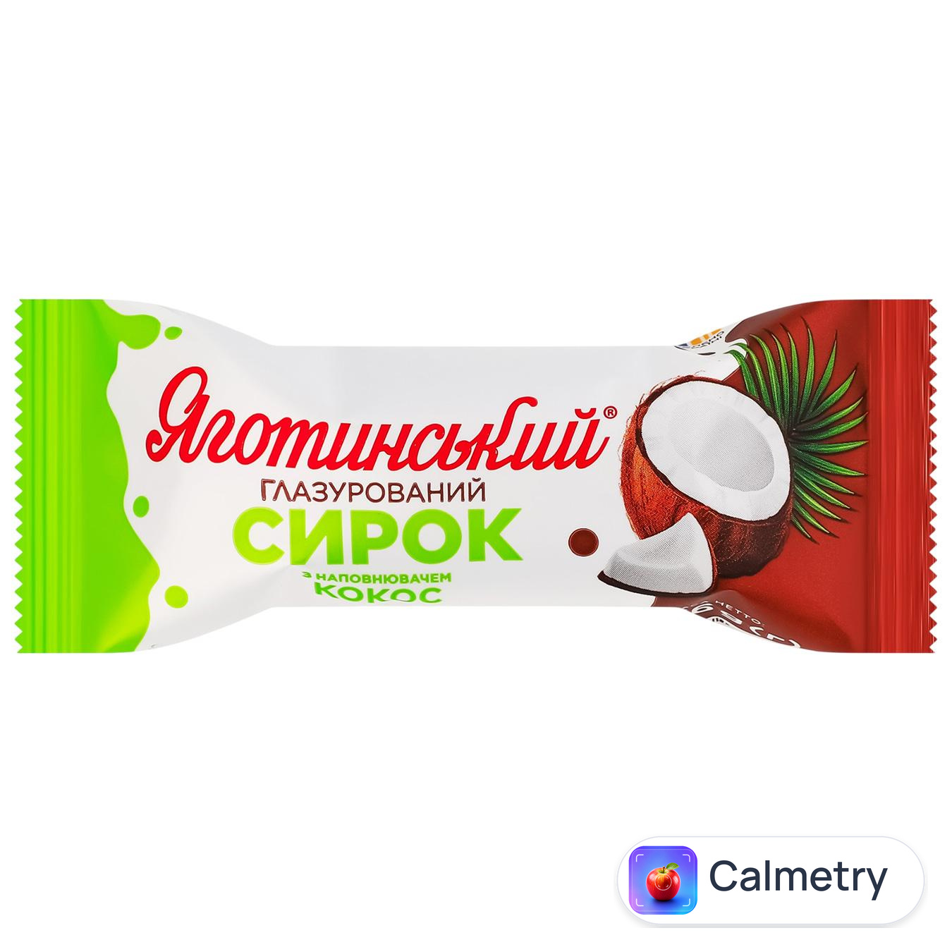 Сирок глазурований Яготинський кокос 15% 36г