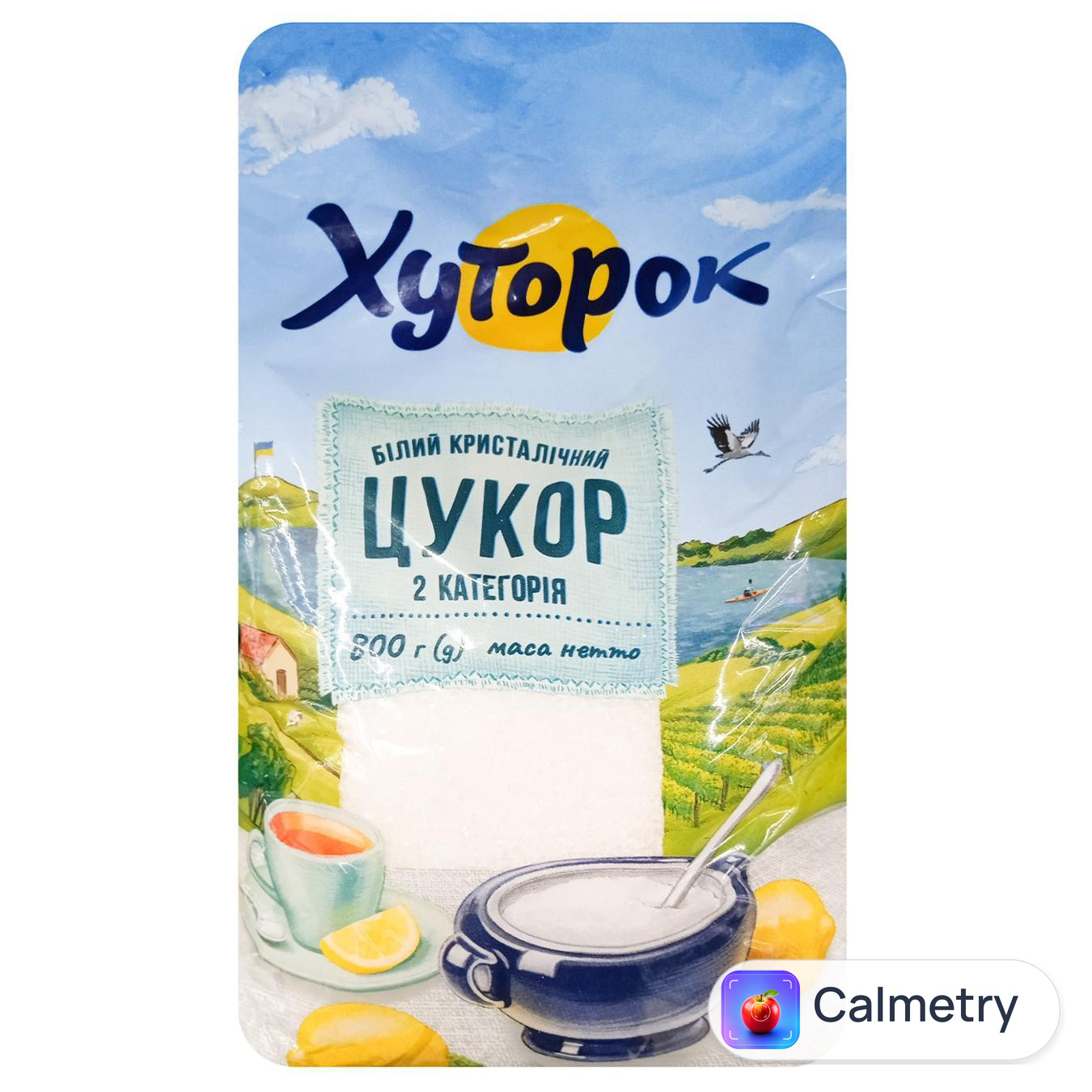 Цукор Хуторок білий кристалічний 800г