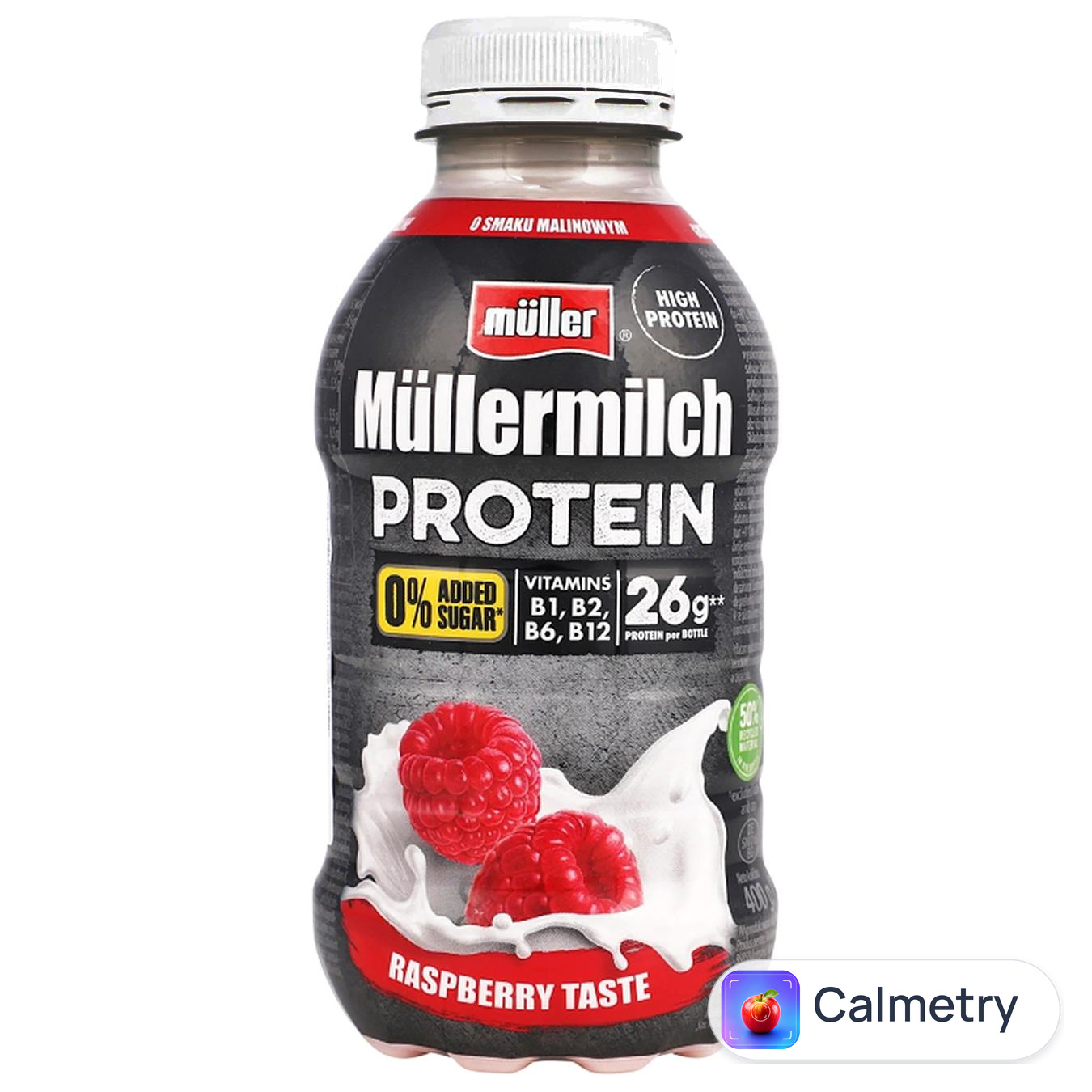 Шейк молочний Muller Protein Zero Малина 1,5% 400г