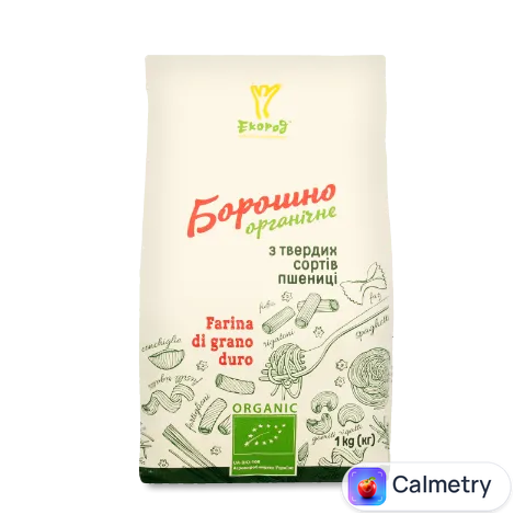 Борошно «Екород» з твердих сортів пшениці органічне