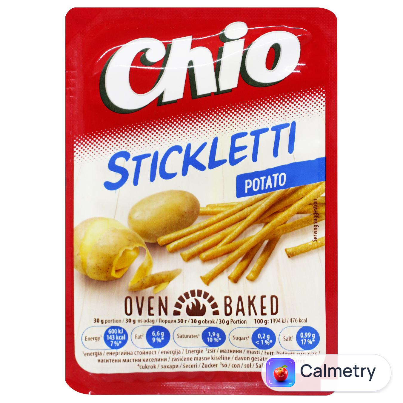 Соломка Chio Stickletti солона зі смаком картоплі 80г