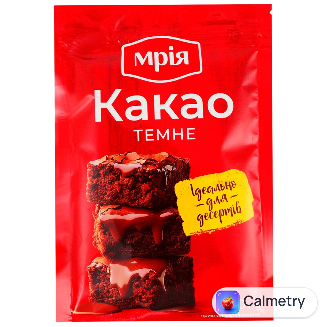 Какао-порошок Мрія 22% 60г — фото продукту