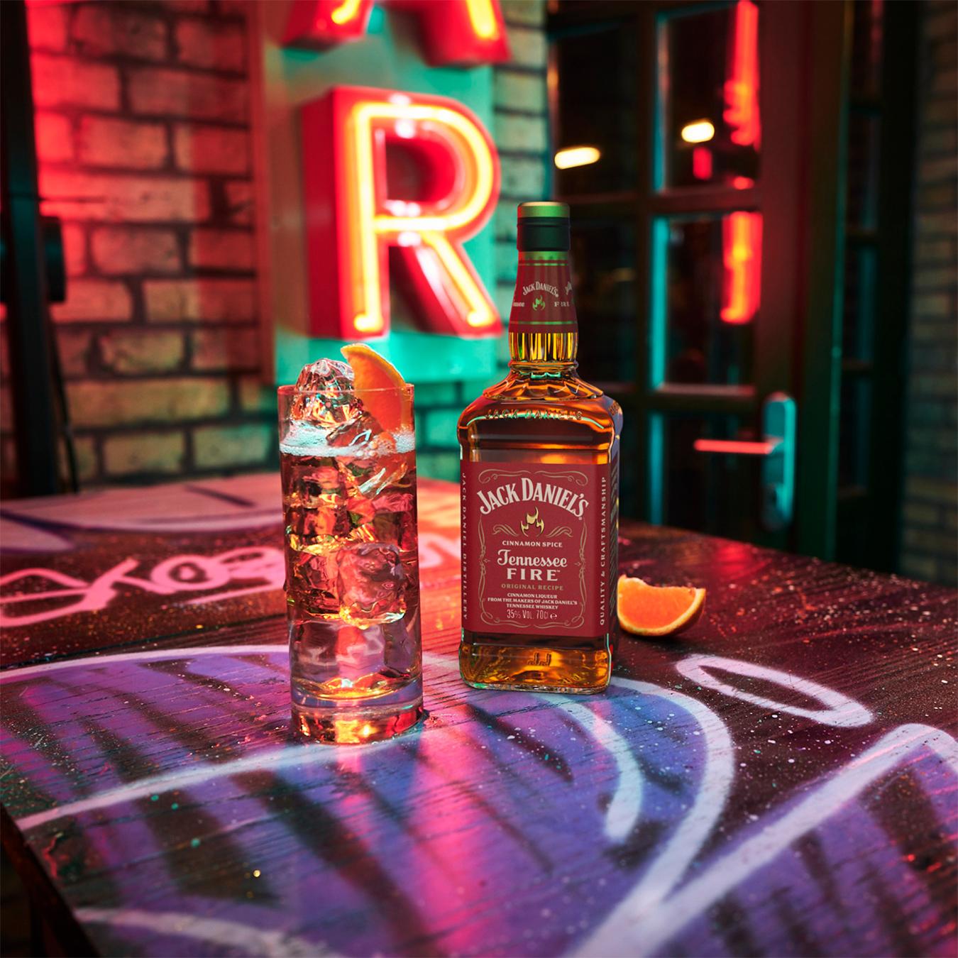 Віскі Jack Daniel's Tennessee Fire 35% 0,7л — фото продукту