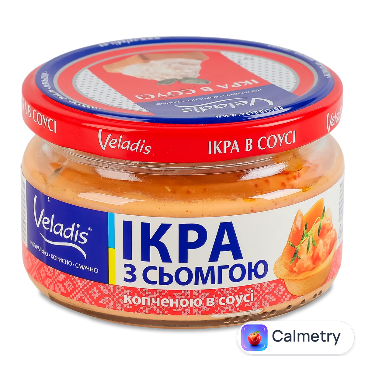 Ікра Veladis з сьомгою в соусі 160г