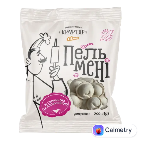 Пельмені Крафтяр свинина-яловичина заморожені
