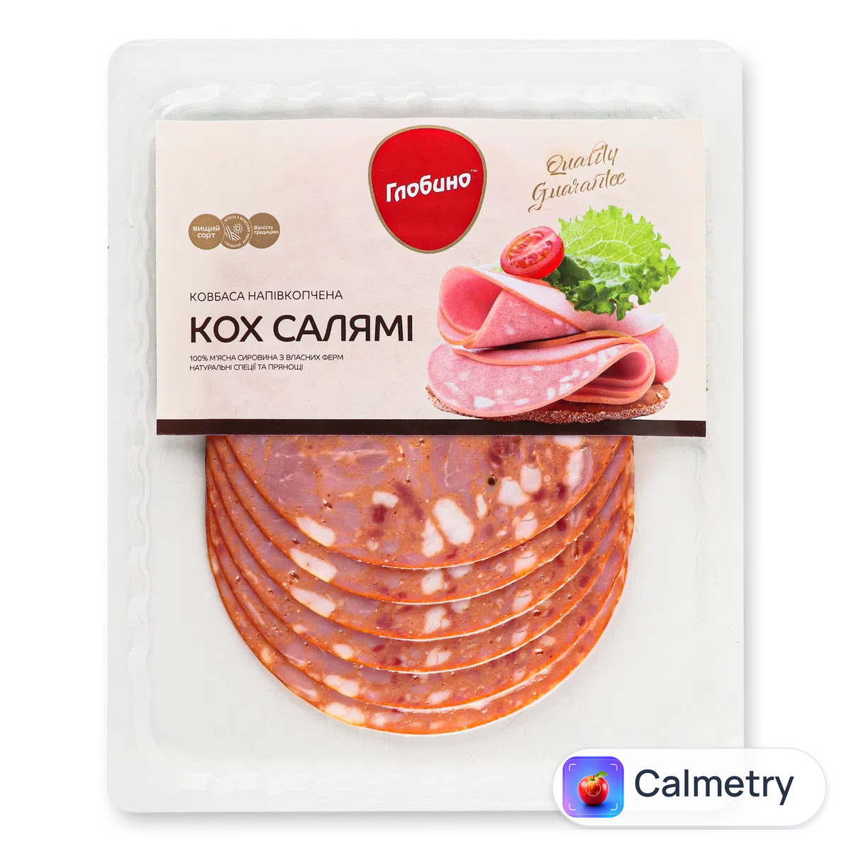 Ковбаса Глобино Кох Салямі н/к в/ґ 105г
