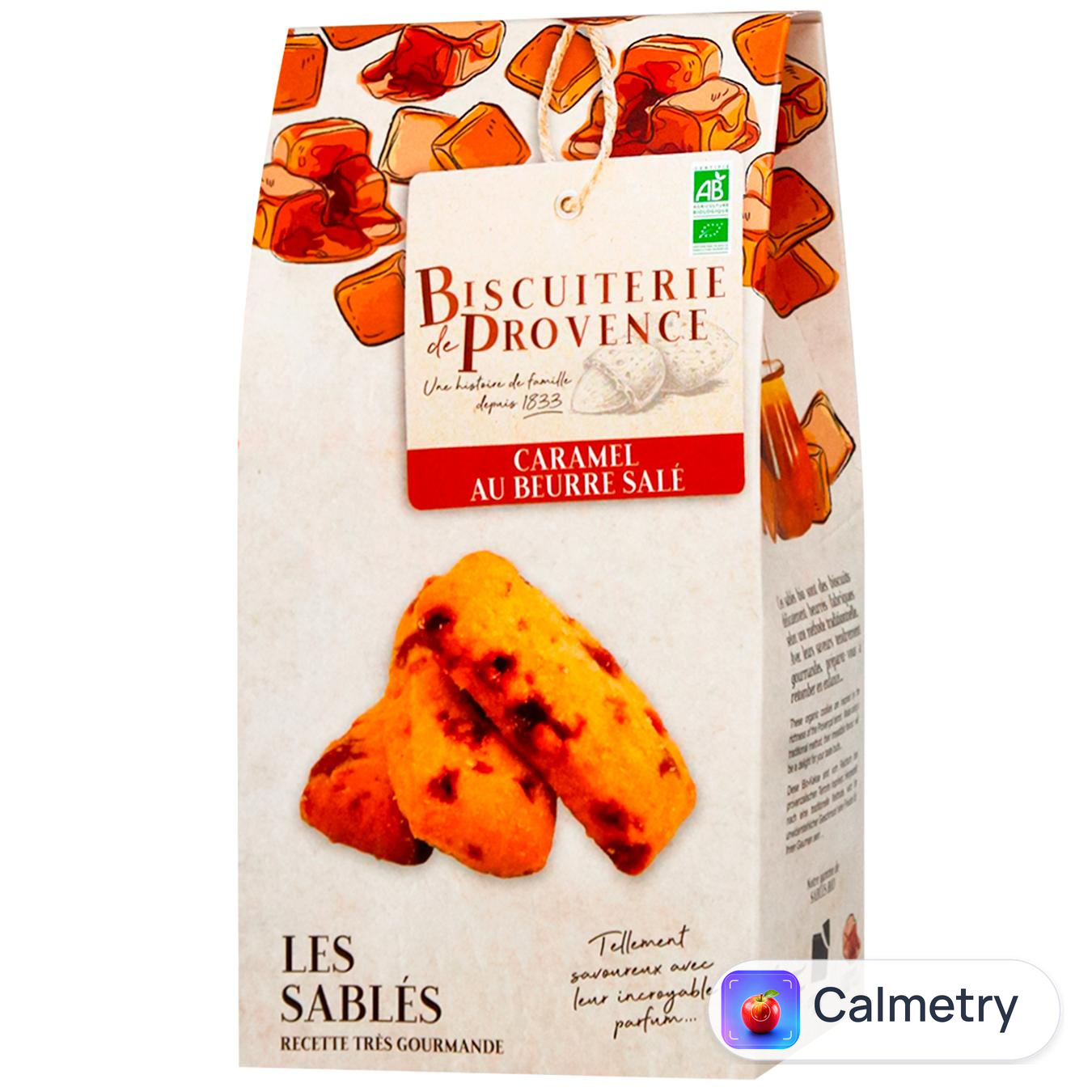Печиво Biscuiterie de Provence карамельне органічне 120г