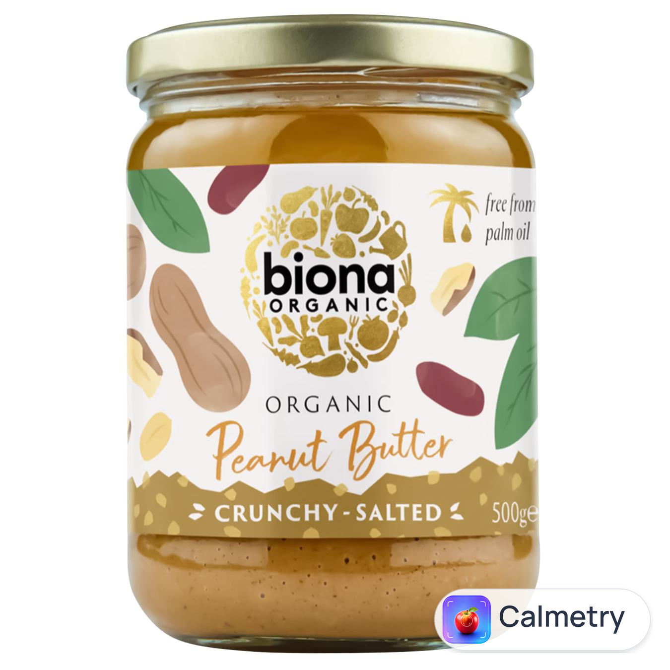 Паста арахісова Biona Organic хрустка з морською сіллю 500г