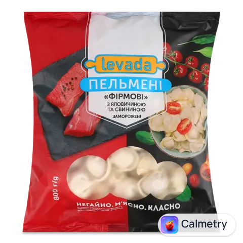 Пельмені Levada «Фірмові» з яловичиною та свининою 0,8кг