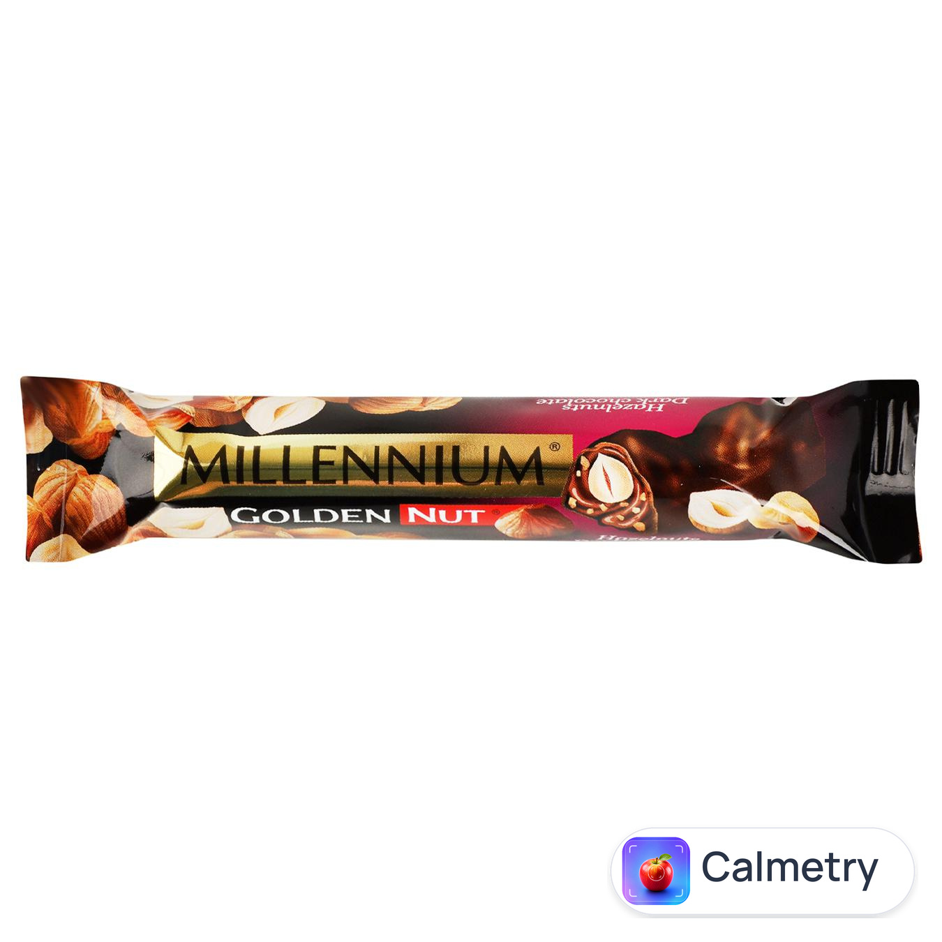 Шоколад чорний Millennium Golden Nut з лісовим горіхом 40г