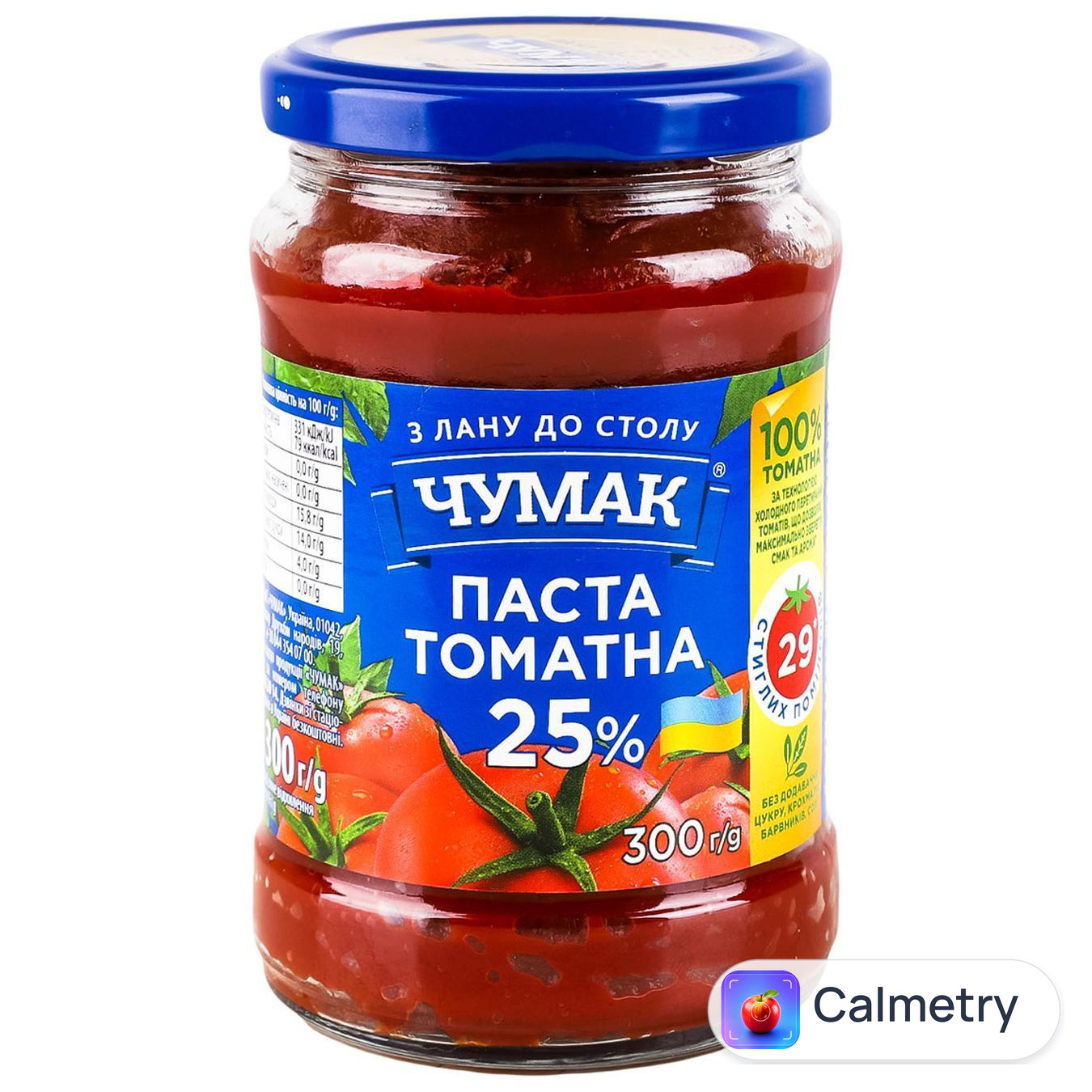 Паста томатна Чумак 25% 300г — фото продукту