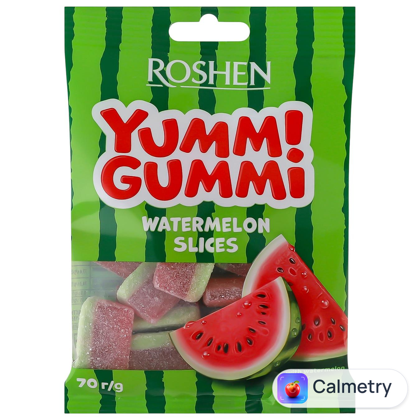 Цукерки Roshen Yummi Gummi Кавун 70г