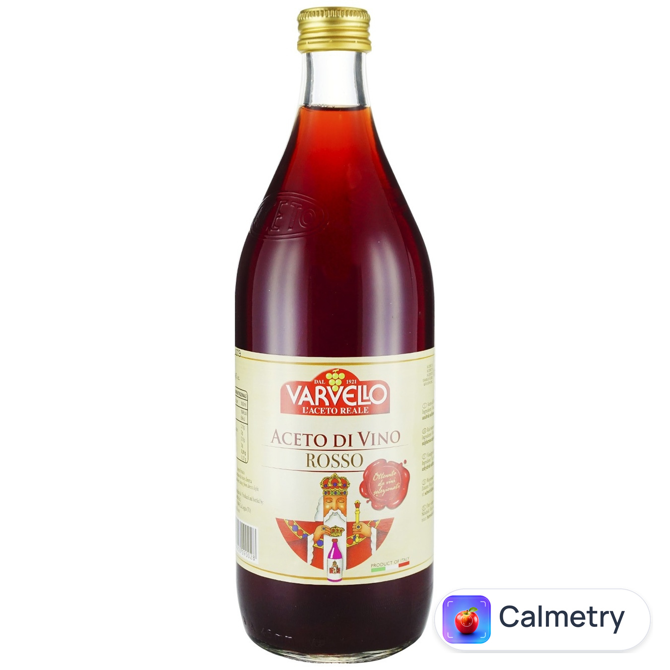 Оцет Varvello з червоного вина 6% 1л
