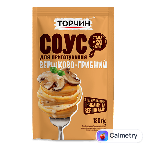 Соус Торчин кулінарний вершково-грибний, 180г