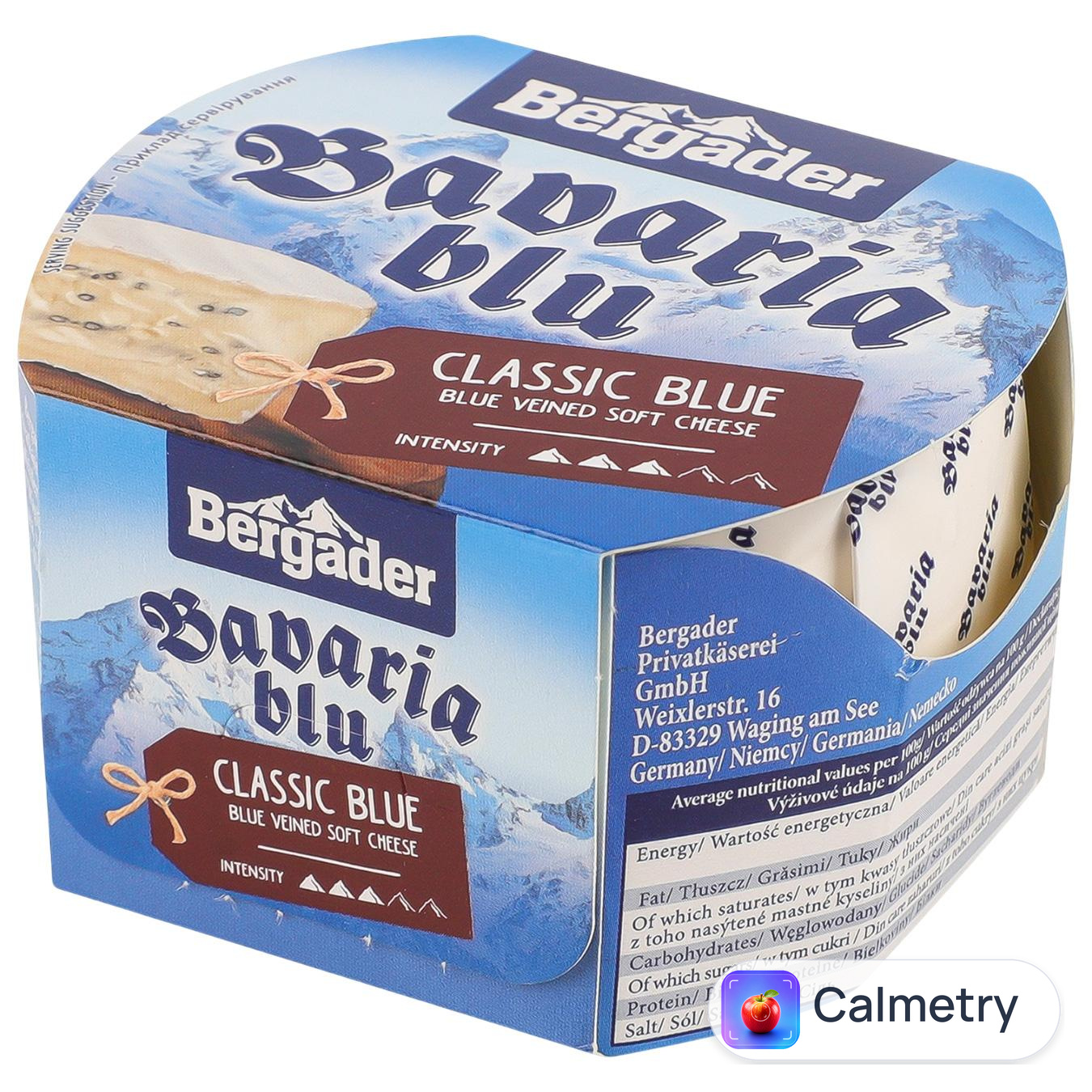 Сир Bergader Баварія Блю міні 70% 150г