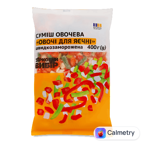 Суміш овочева Зірковий вибір Овочі д/яєчні швидкоз, 400г