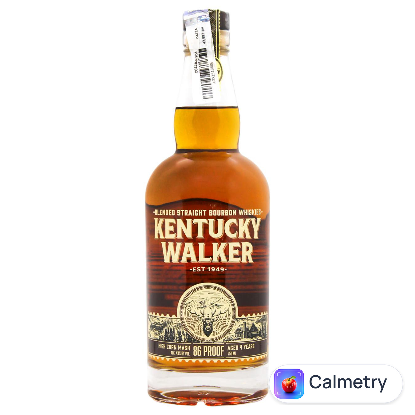 Віскі Kentucky Walker Bourbon 43% 0,75л