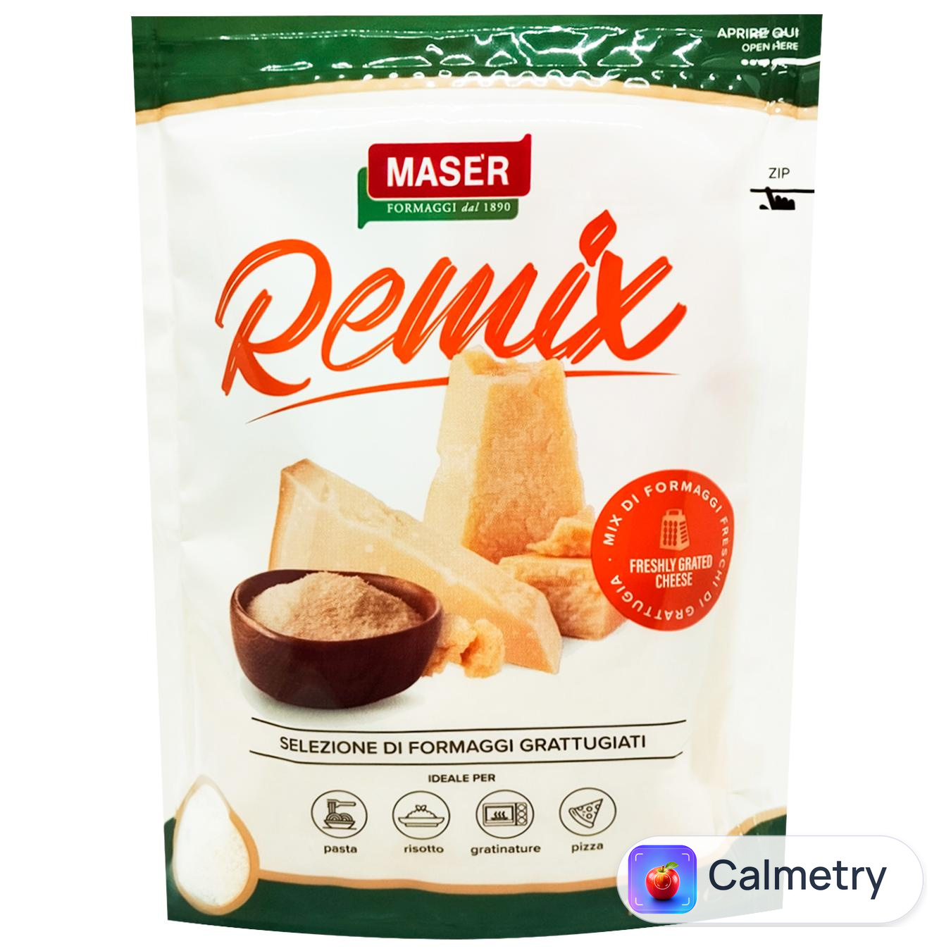 Сир Remix Formaggi Пармезан тертий 100г