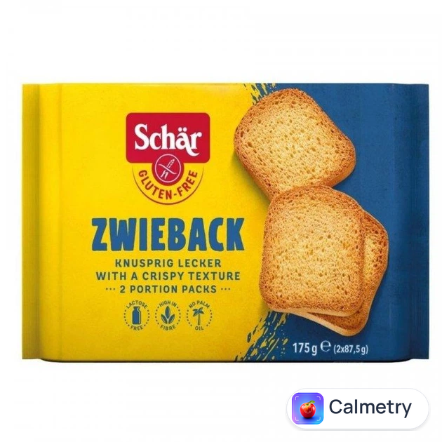 Сухарі легкі без глютену Dr.Schär Zwieback 175г Dr. Schar
