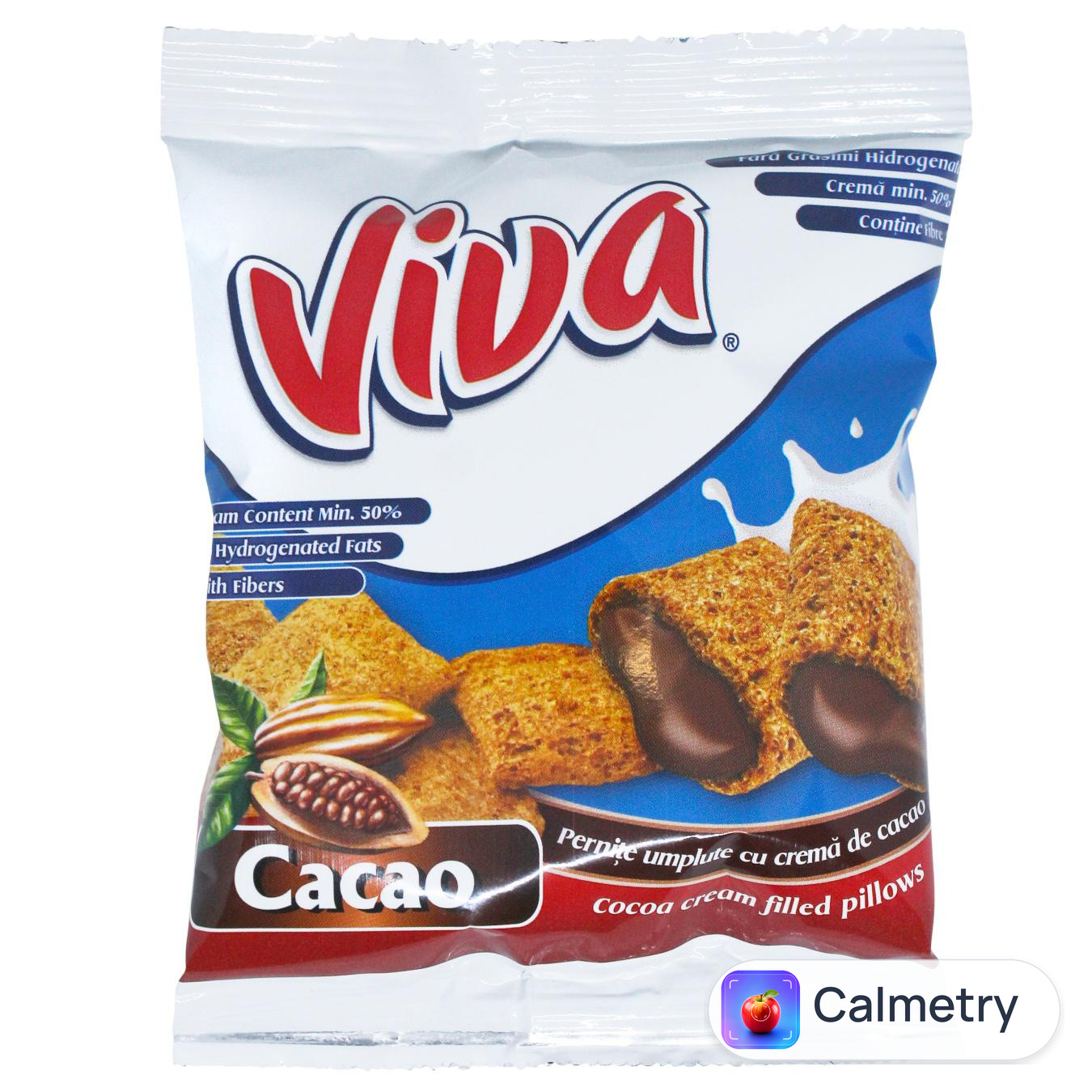 Снек Viva Подушечки з какао кремом 50г