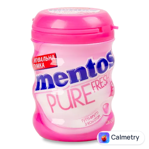 Гумка жувальна Mentos Pure fresh «Тутті-фрутті»