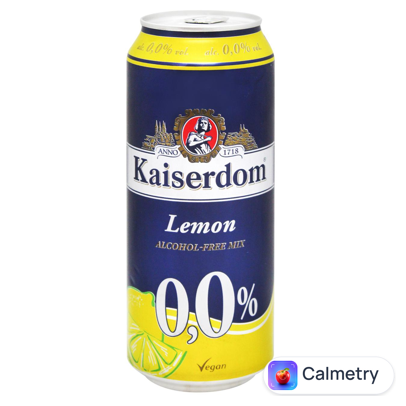 Пиво безалкогольне Kaiserdom Lemon з/б 0.5л — фото продукту