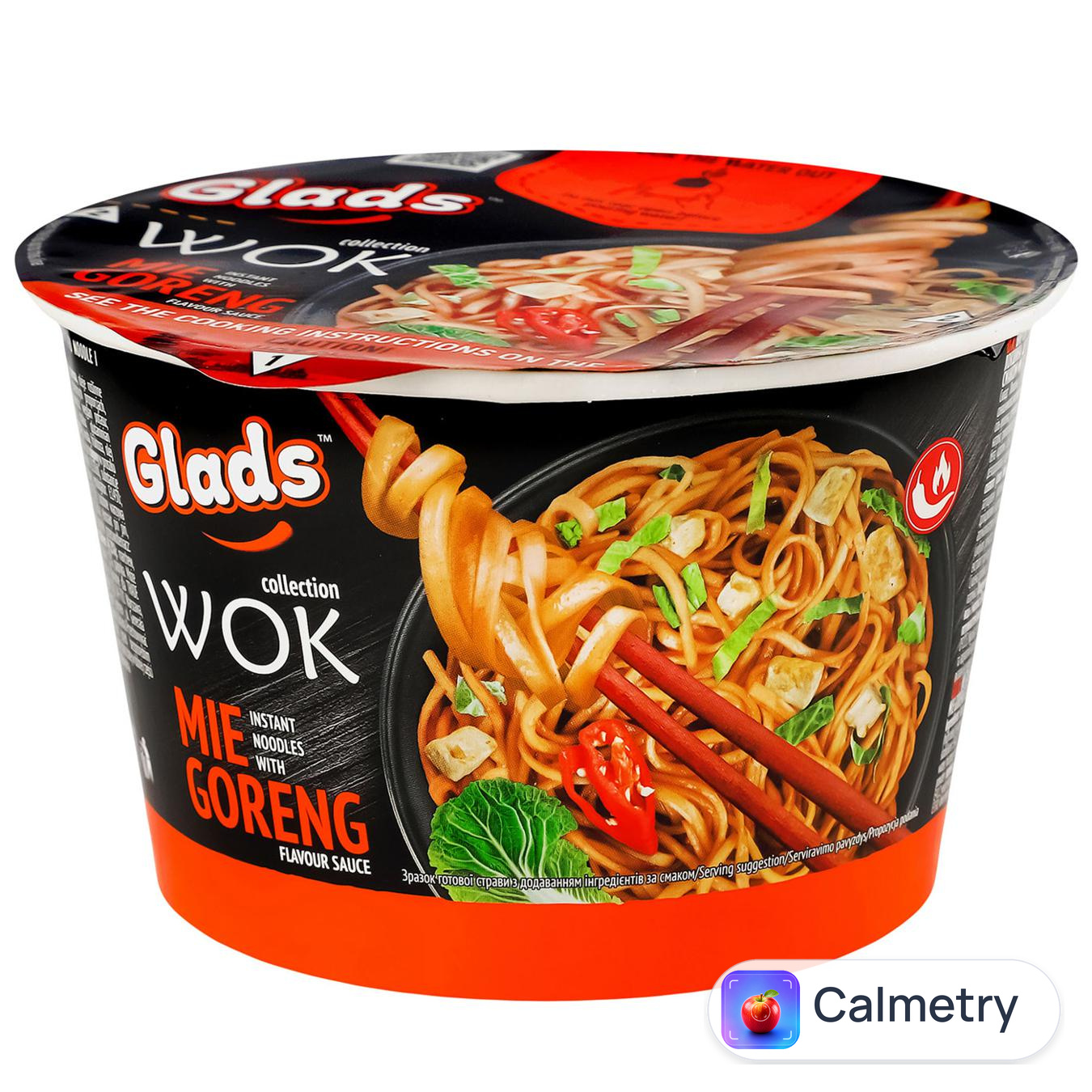 Локшина Glads Wok Mie goreng швидкого приготування з соусом 95г — фото продукту