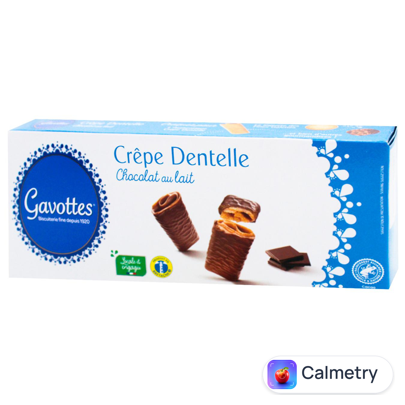 Печиво Gavottes вкрите молочним шоколадом 90г
